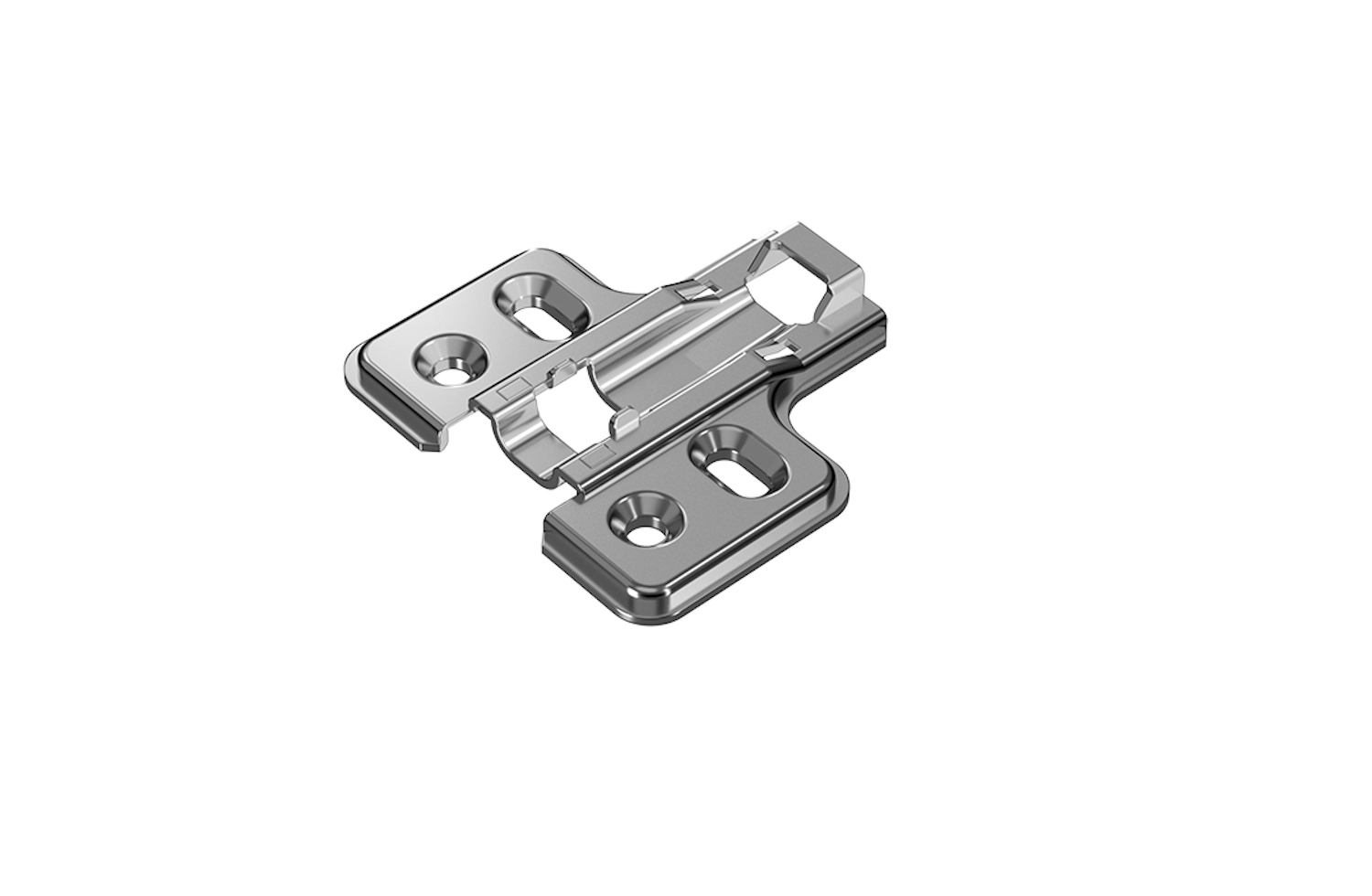 HETTICH Veosys Kreuzmontageplatte zum Anschrauben, Lochreihe 37 x 32 mm, Distanz mm 0.0 mm