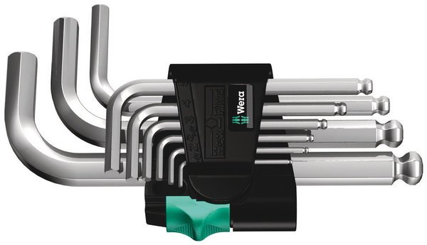 Wera 950/9 Hex-Plus 3 Winkelschlüsselsatz metrisch gestellverchromt