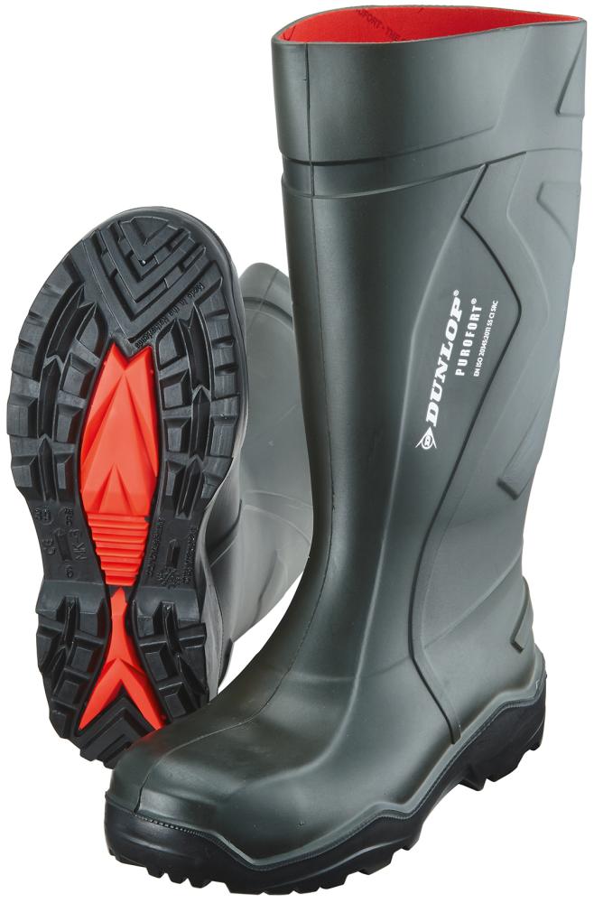Dunlop Sicherheitsstiefel Purofort®+ full safety, S5 CI SRC, grün