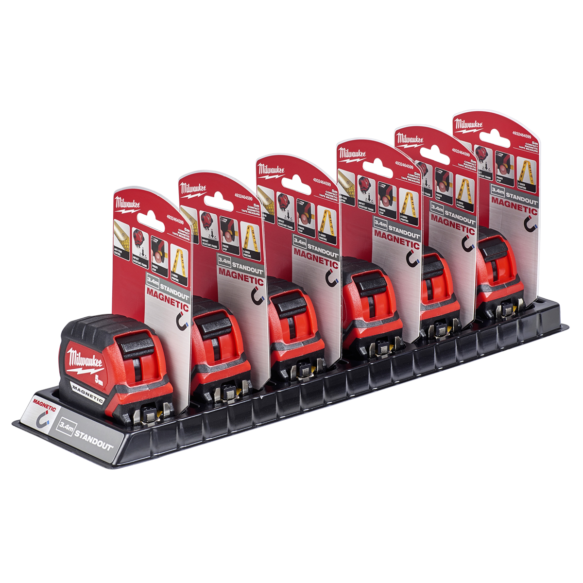 Milwaukee PREMIUM Magnetisches Maßband mit breiter Lame 5m
