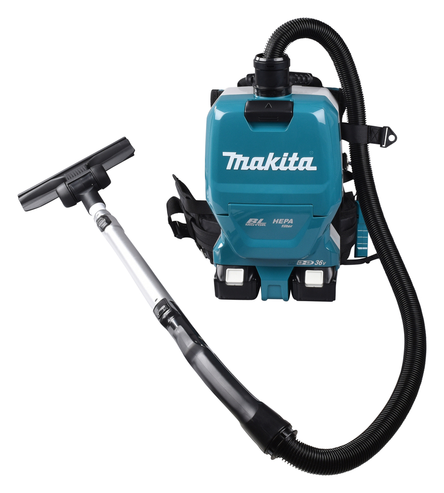 Makita Akku-Rucksackstaubsauger DVC261ZX15 2x18V HEPA-Filter 2,0L