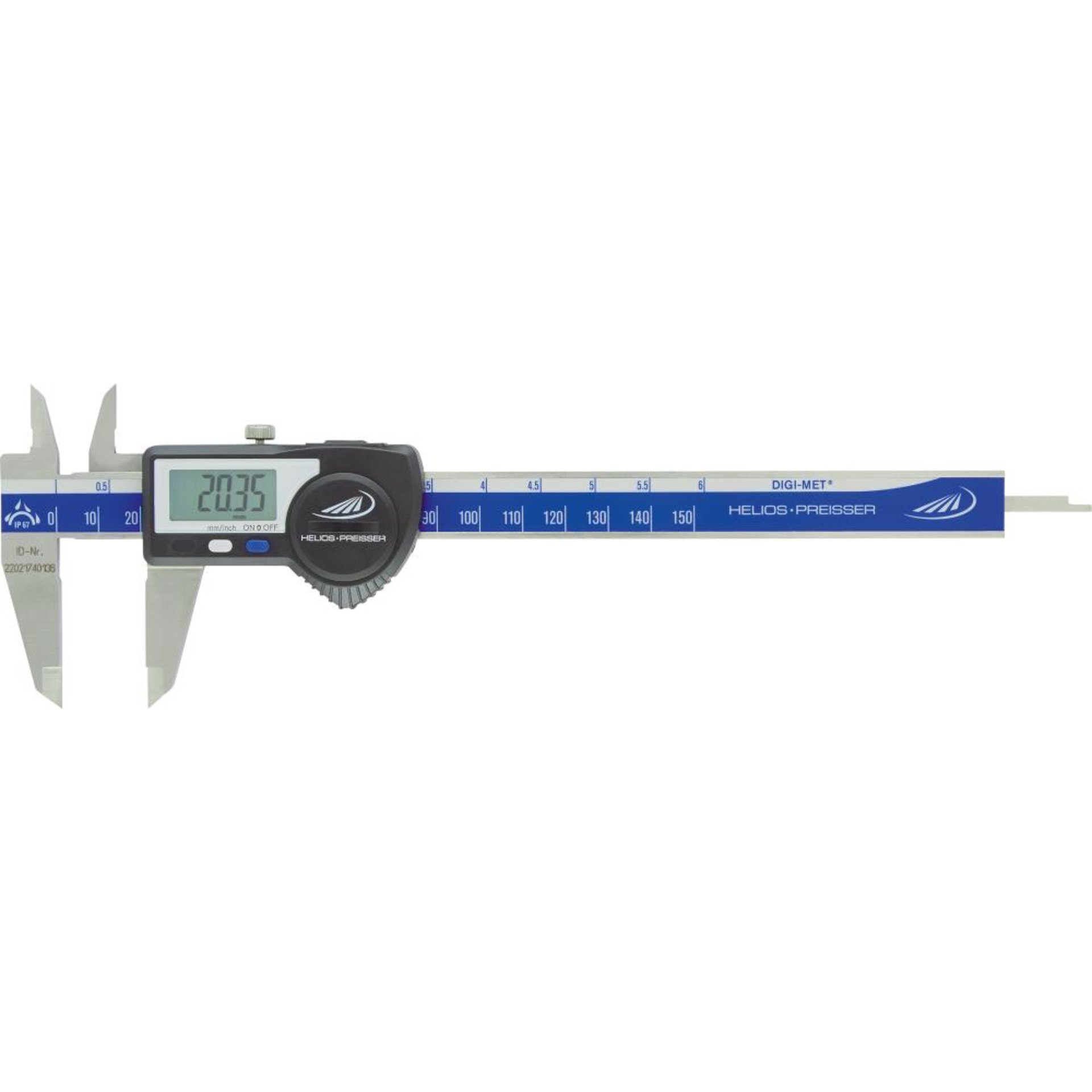 Digitaler Taschenmessschieber IP67 150mm mit Daten ET HP