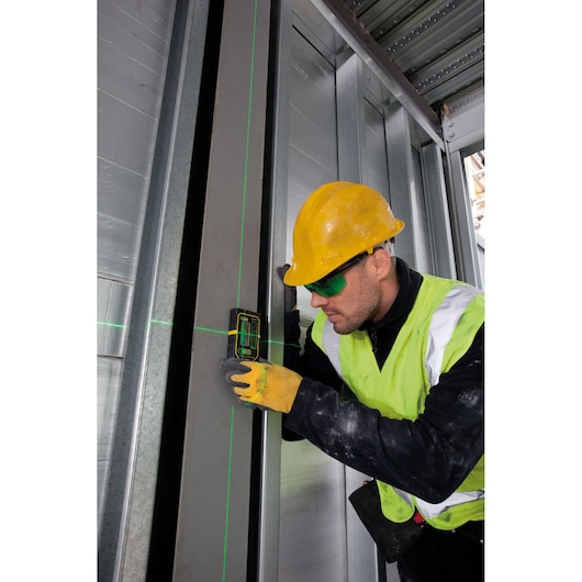 Stanley Laser-Empfänger LD200-G für Linienlaser mit grüner Diode 60m IP66