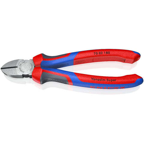 Knipex Seitenschneider 70 02 180 180mm Comfort-Griffe atramentiert