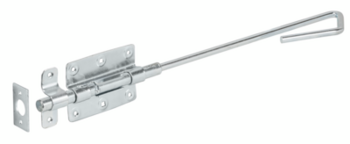Vormann Bolzen-Stangenriegel 000111400Z Stahl blau verzinkt 400x100mm