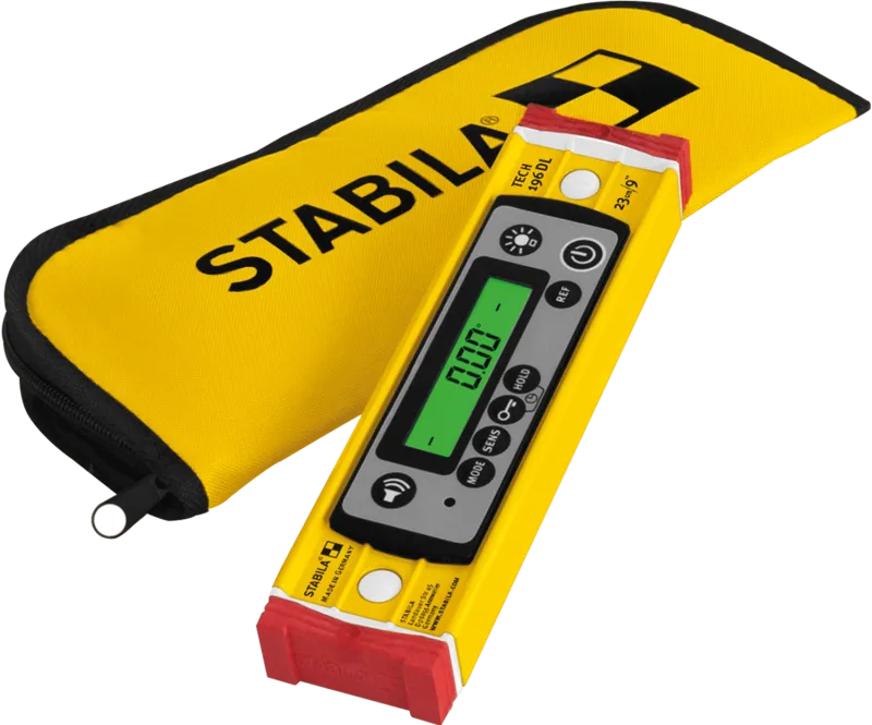 Stabila Digitale Wasserwaage TECH 196 DL, 122 cm, wasser- und staubdicht nach IP