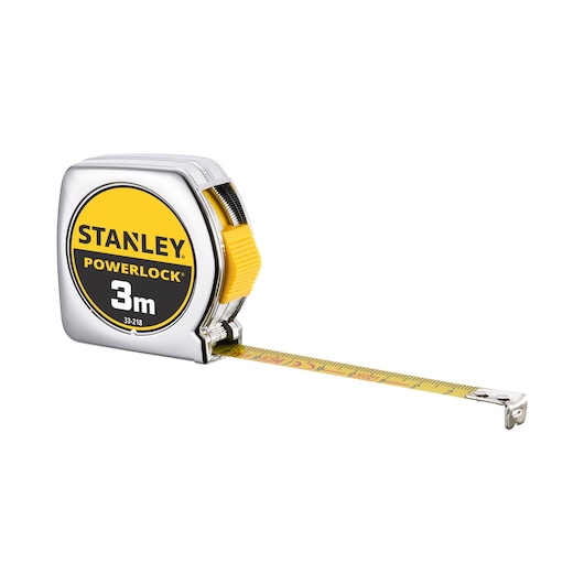 Stanley Rollbandmaß Powerlock 3m 12,7mm Metallgehäuse mit Mylar®-Beschichtung