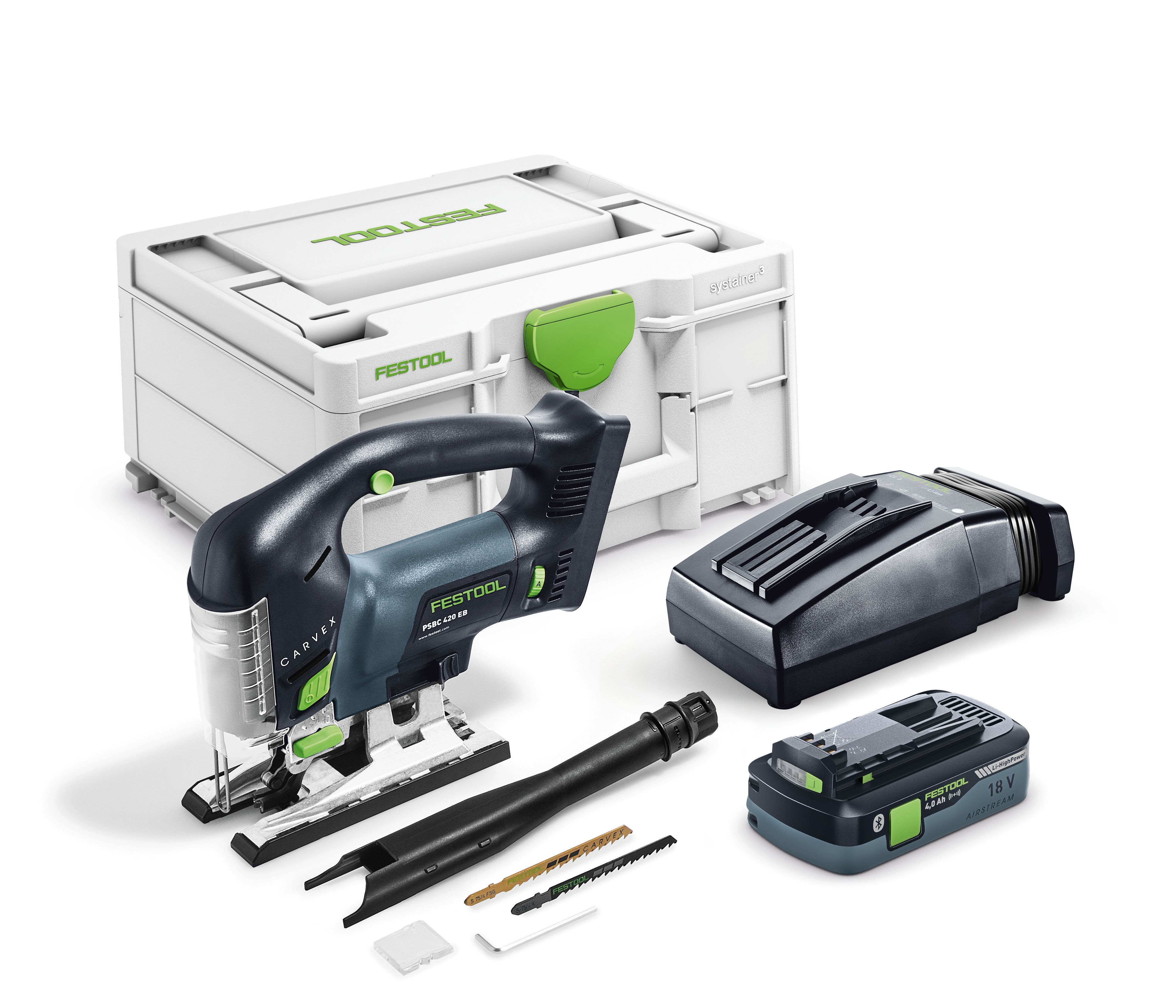 Akku-Pendelstichsäge CARVEX PSBC 420 HPC 4,0 EBI-Plus, Computerausrüstung, Elektronik, Hardware, Maschine