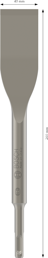 PRO SDS plus-5C, Flachmeißel, 40 mm, Metall, SDS-Schaft, 260 mm