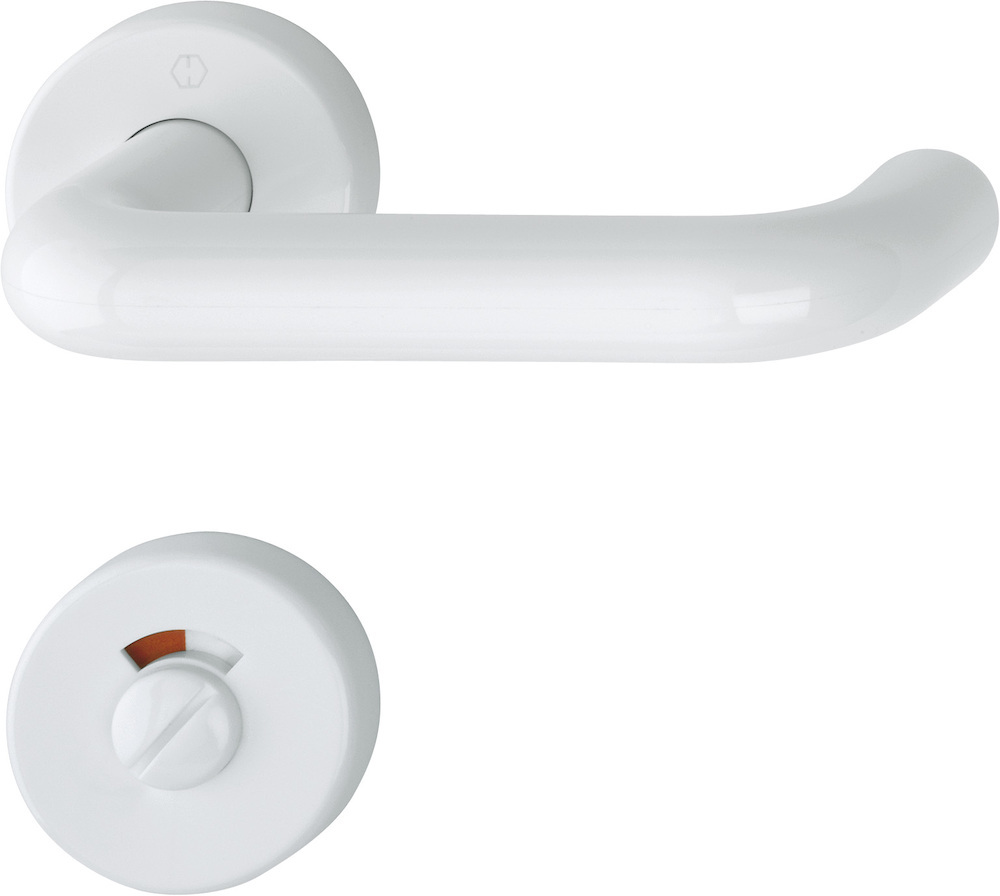 HOPPE® Drückergarnitur mit Rosetten Paris K138/15/15S, Kunststoff