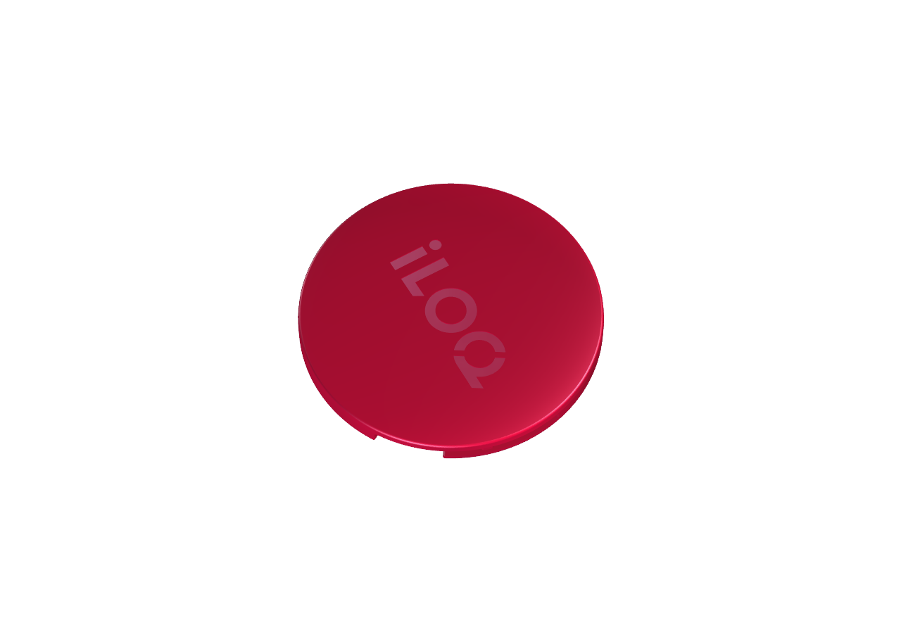 iLOQ S10 Schlüsselkappe rot für Schlüssel K10S.3
