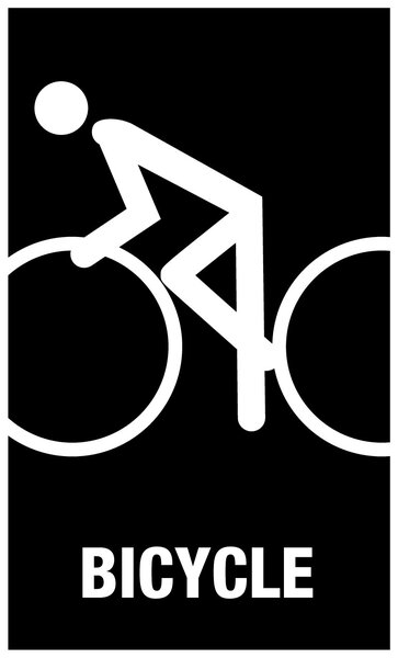 Bicycle Set, Schild, Symbol