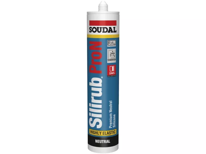 Soudal Silirub PRO N Silikondichtstoff transparent 300ml
