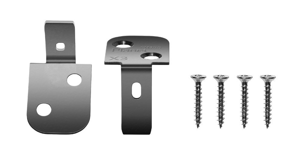 Planet Tür-Montageset, X3, Metall, für Holztüren