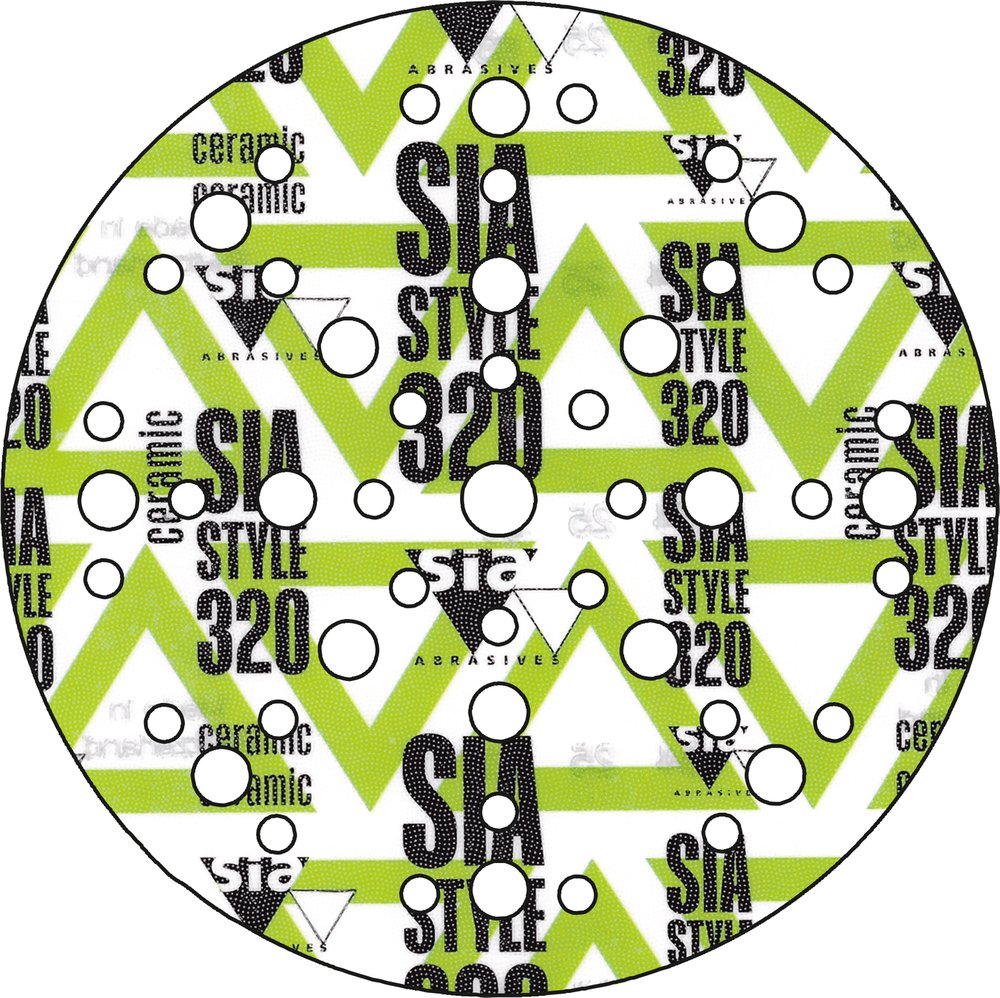 Sia 5500 Scheibe Z.L.+ 48 Loch Korn 320 Ø= 150mmm VE = 50