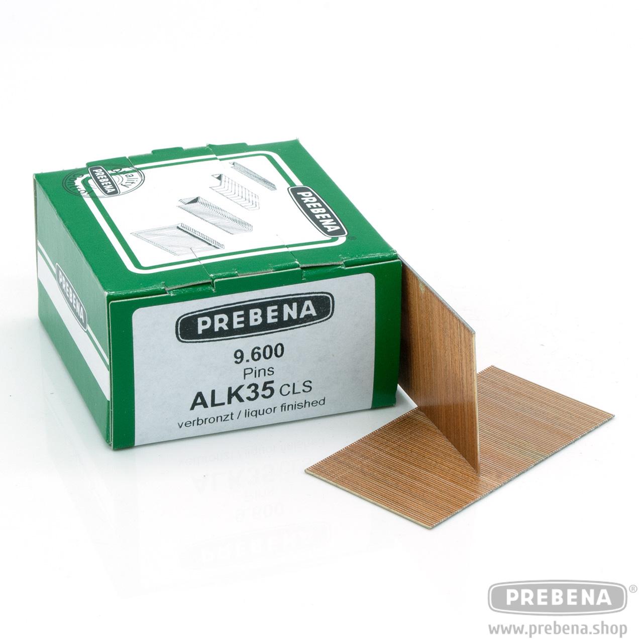 Prebena ALK35CLS Pins (Stifte mit Kopf) verbronzt 35mm