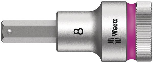 8740 C HF Zyklop bit socket with 1/2" drive with holding function, 8 x 60 m