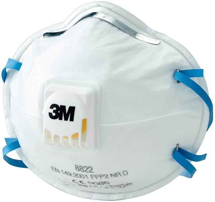 3M Atemschutzmaske 8822, FFP2 NR D