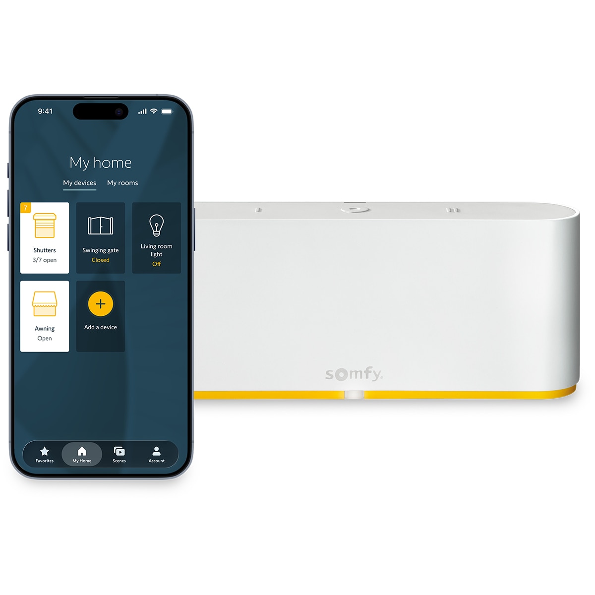 Somfy TaHoma Switch Smart Home Hub io RTS Zigbee 3.0 App Sprachsteuerung