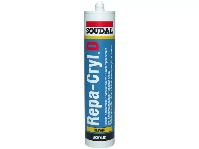 Soudal Repa-Cryl D Acrylatdichtstoff mit Korn-Granulat-Struktur weiß 310ml