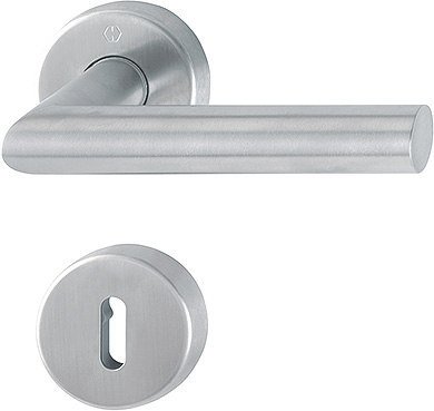 HOPPE Drückergarnitur Amsterdam E1400/42H/42HKVS,BB,8,F69,TS 40-45
