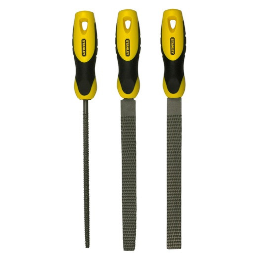 Stanley Raspel-Set 0-22-477 3-teilig 200mm Hieb 1 Karbonstahl