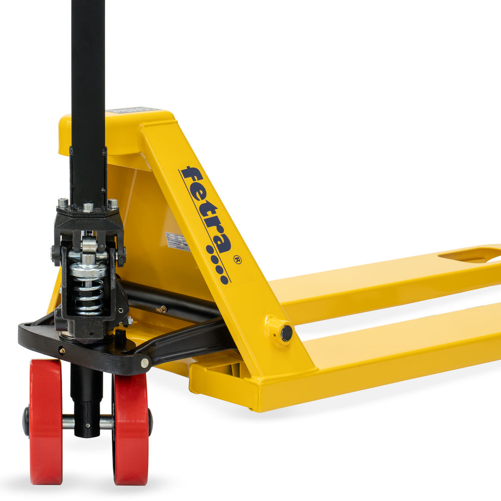 Fetra Gabelhubwagen 2117 2500 kg Polyurethan Lenkräder Gabelrollen
