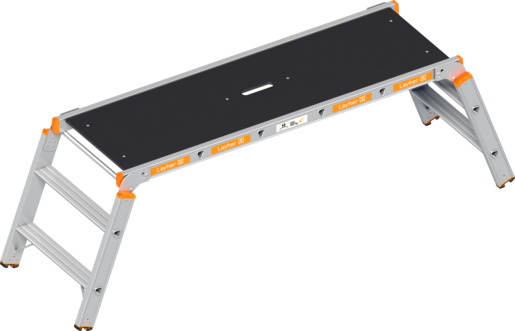 Layher Arbeitsplattform TOPIC 1065 klappbar Aluminium Standhöhe 65cm 150x50cm 300kg