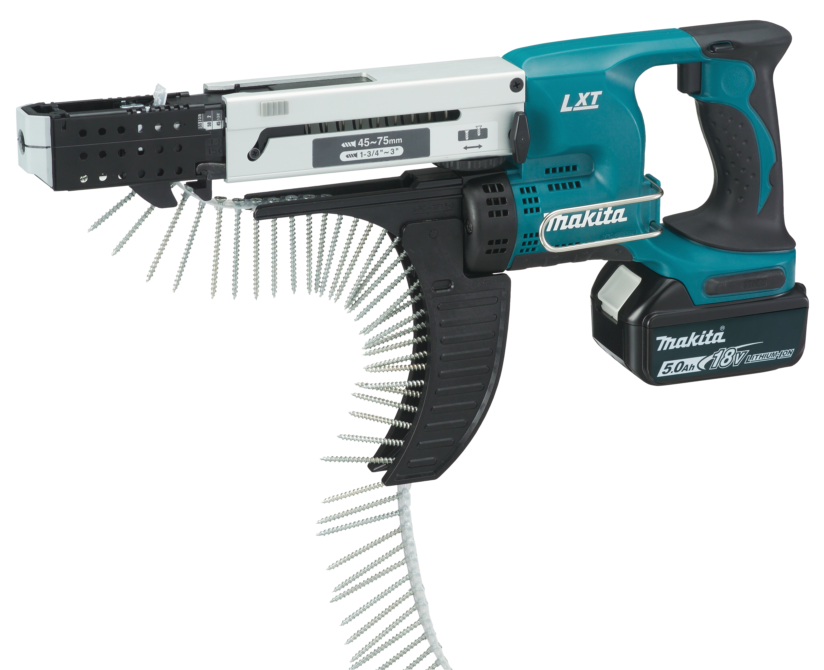 Makita Akku-Magazinschrauber DFR750RTE Makita Akku-Magazinschrauber DFR750RTE