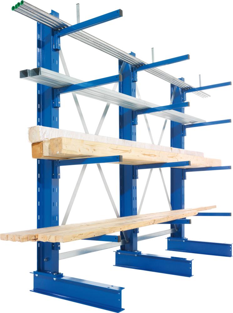 META Kragarmregal MULTISTRONG L IPE 120, einseitig