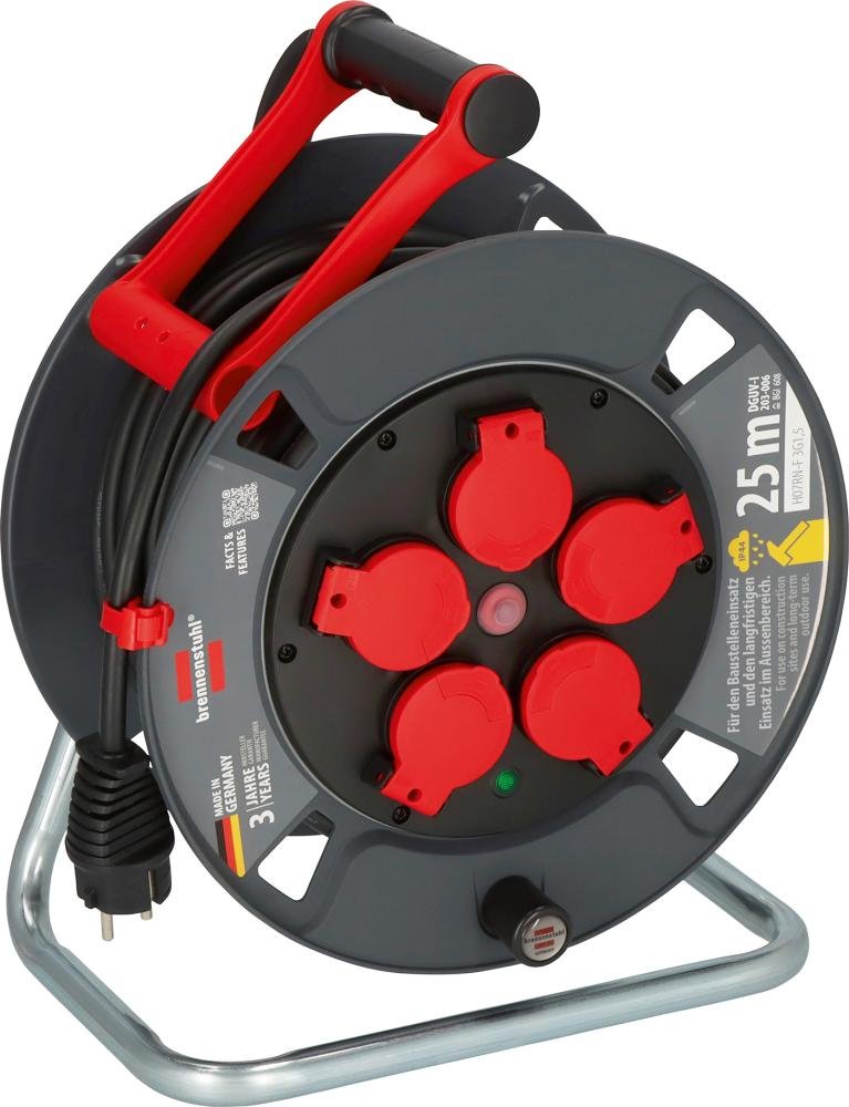 Brennenstuhl Professional Kabeltrommel 300 KU 2100 IP44 25m H07RN-F 3G1,5