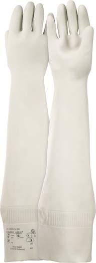 KCL Handschuh Combi Latex 403600 mm,Gr. 10,weiß