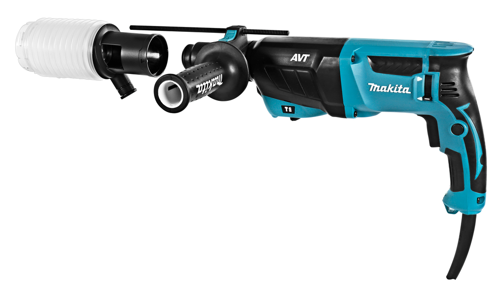 Makita Kombihammer HR2631FT13 800W SDS-Plus 26mm 2,4 Joule Alukoffer