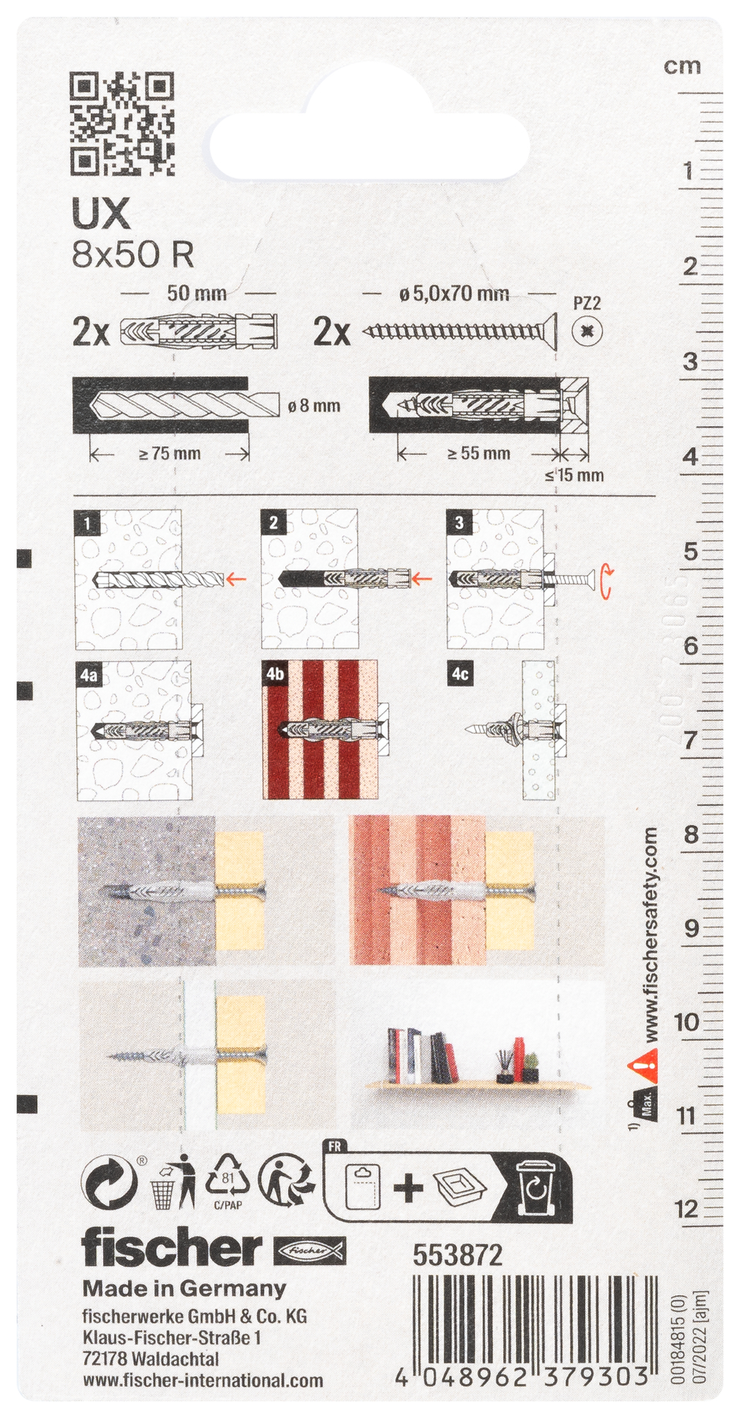 Produktbild, Text