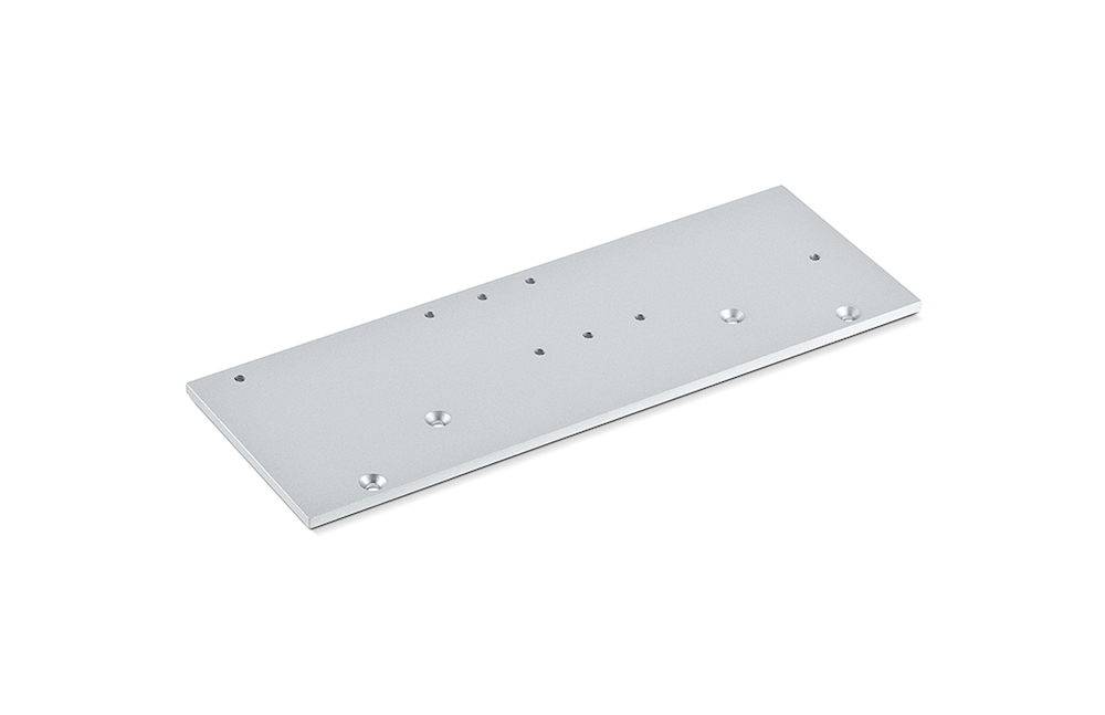 GEZE Montageplatte TS 4000,silberfarbig elox.