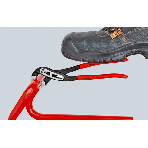 Knipex Alligator® Wasserpumpenzange 88 05 250 verchromt mit schlanken Mehrkomponenten-Hüllen 250 mm