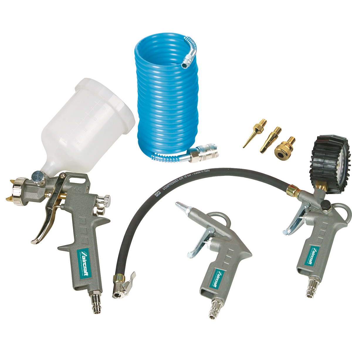 Aircraft Druckluft-Set 7-teilig