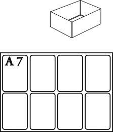 Produktbild Raaco Facheinsatz f.Mod.C Typ A7-1 klar 4 Stk.