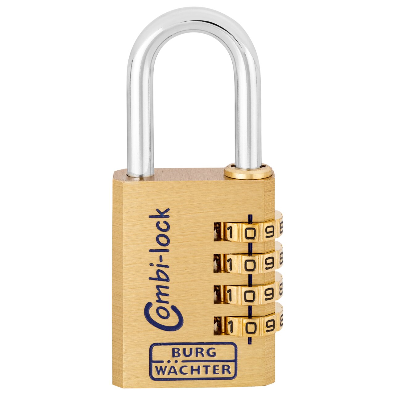 Burg Wächter Combi Lock 80 40 M Zahlenschloss Messing 4 Zahlenrollen