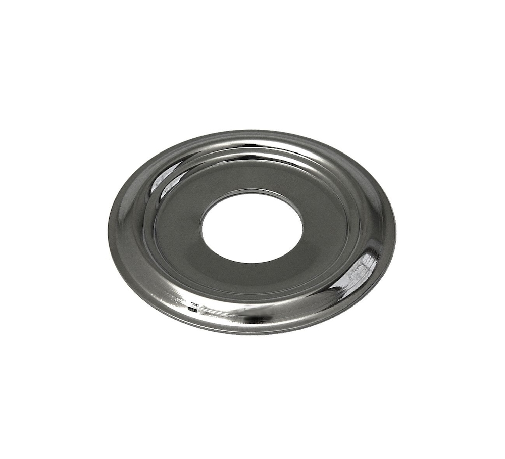 N+D Abdeckrosette für 14 mm Türspion Messing verchromt