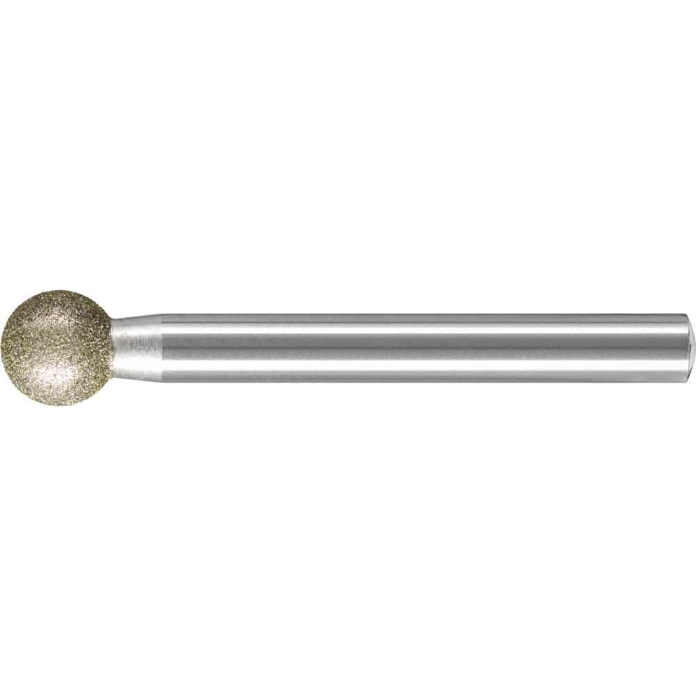 Pferd Diamant-Schleifstift Kugel Ø10,0mm Schaft-Ø6 mm D126 (mittel) zum