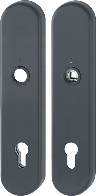 HOPPE® Schutz-Langschildpaar 3331/3310, HT, Aluminium