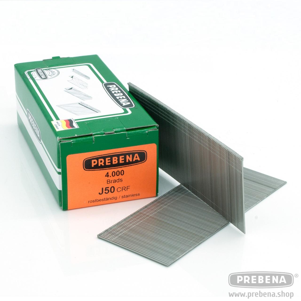 Prebena Stauchkopfnägel J50CRF Brads rostfrei 50mm 4000 Stück