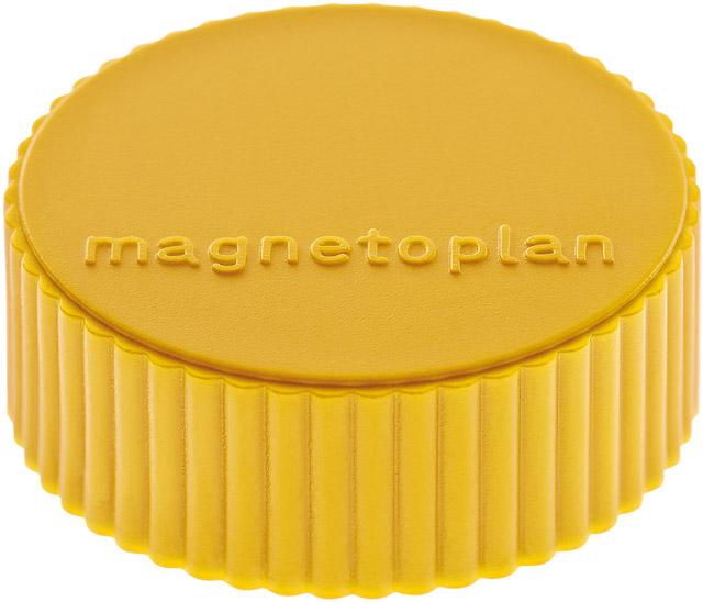 Produktbild magnetoplan Magnet D34mm VE10 Haftkraft 2000 g gelb