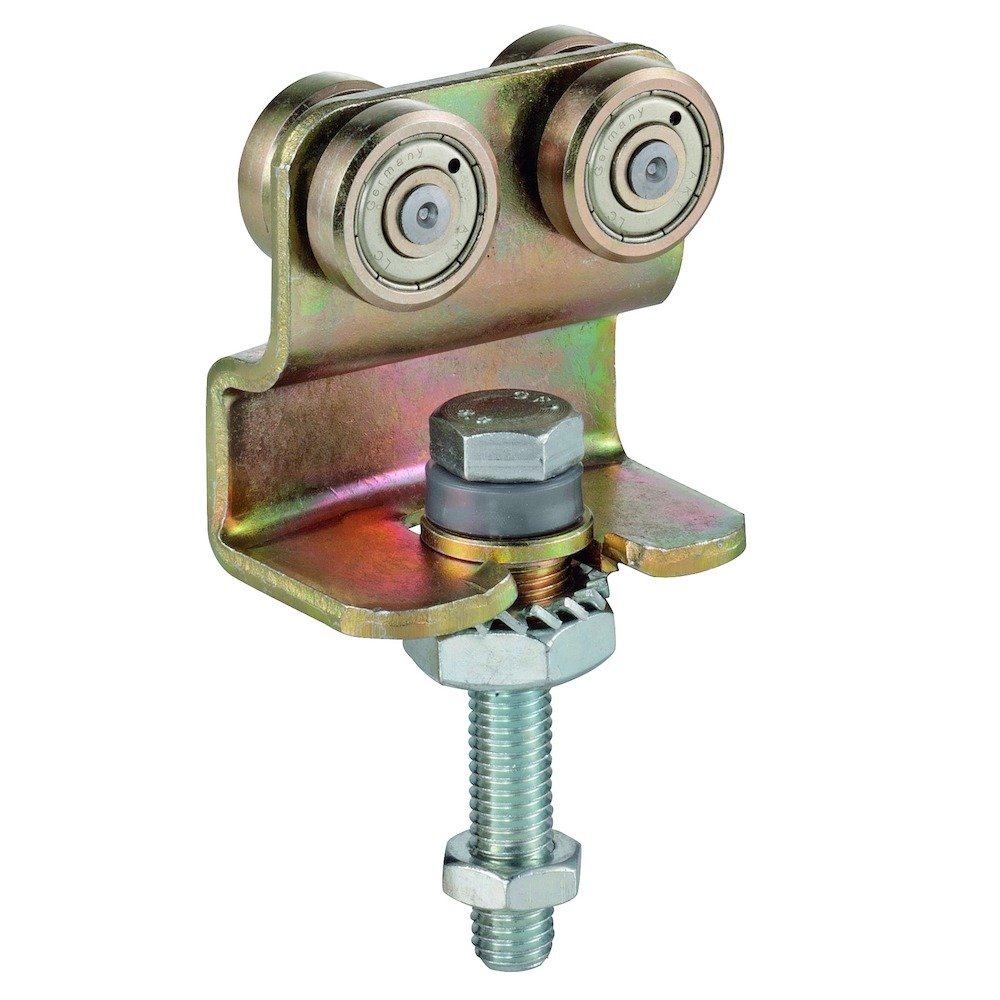 OT-Doppelrollenwagen, doppelpaarig, 386, Stahl galvanisch verzinkt