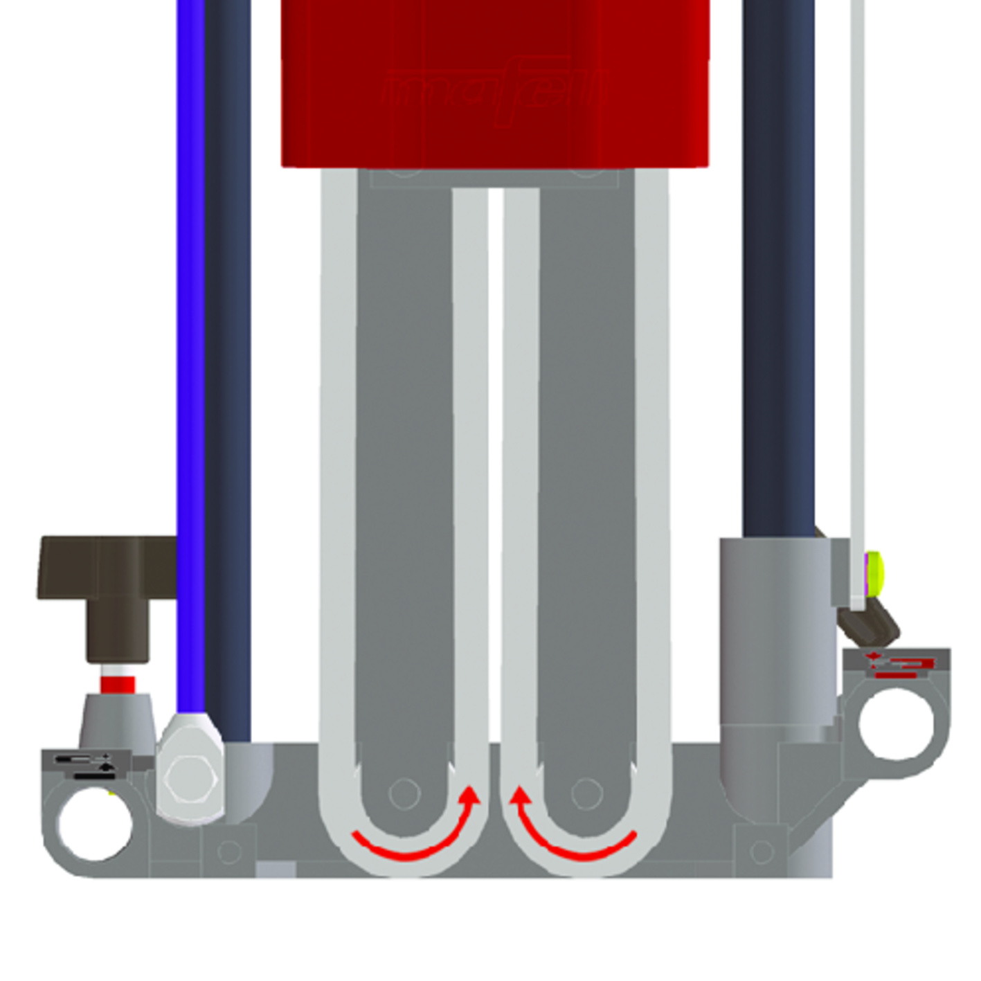 Zwei gegenläufige Spezialfräsketten sorgen für ausrissfreies Arbeiten und optimalen Spänefluss. Anwendungsbild