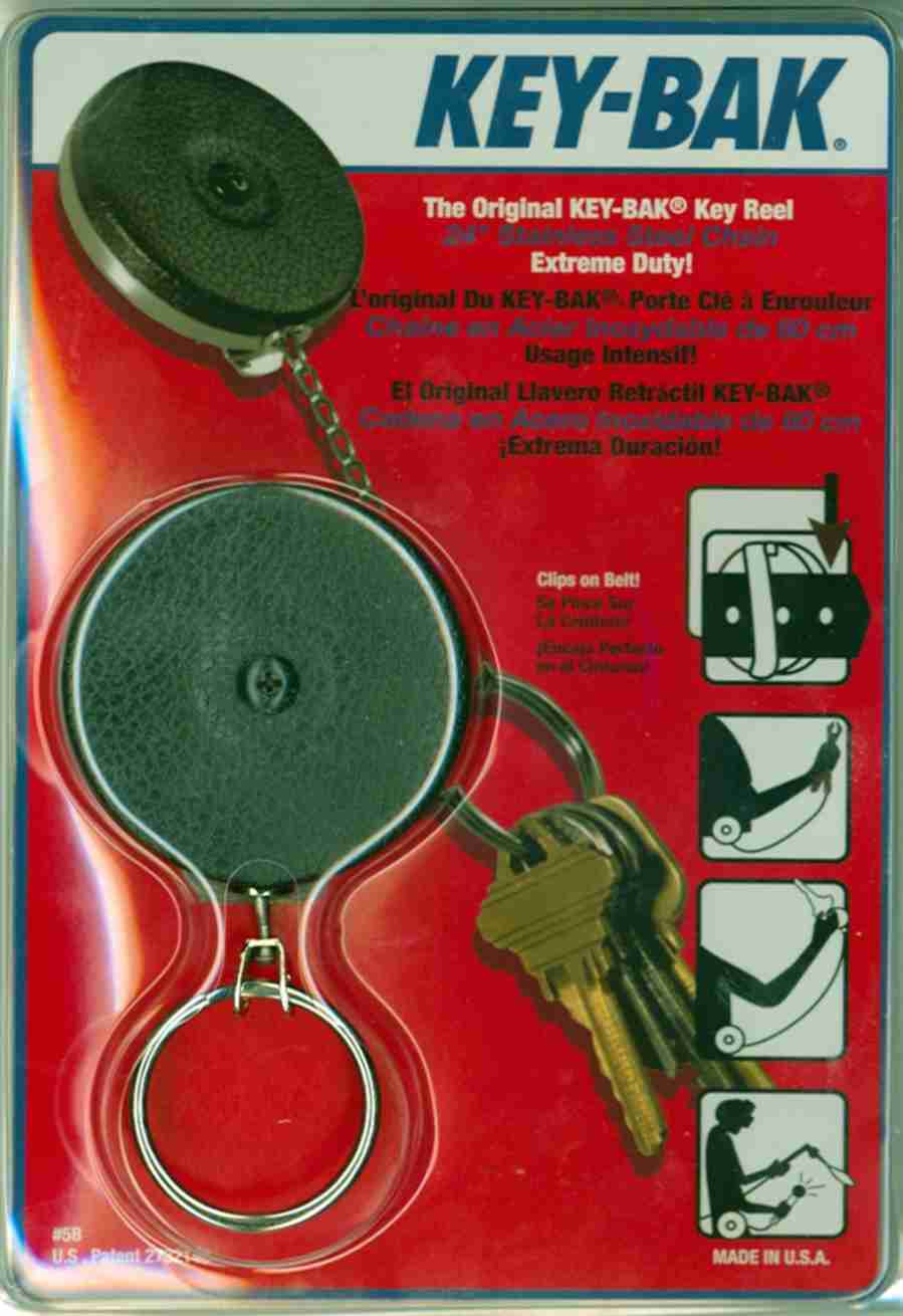 KEY-BAK mit Feder-Clip
