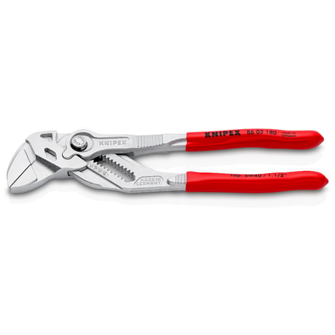 Knipex Zangenschlüssel 86 03 180 verchromt Kunststoff überzogen 180 mm