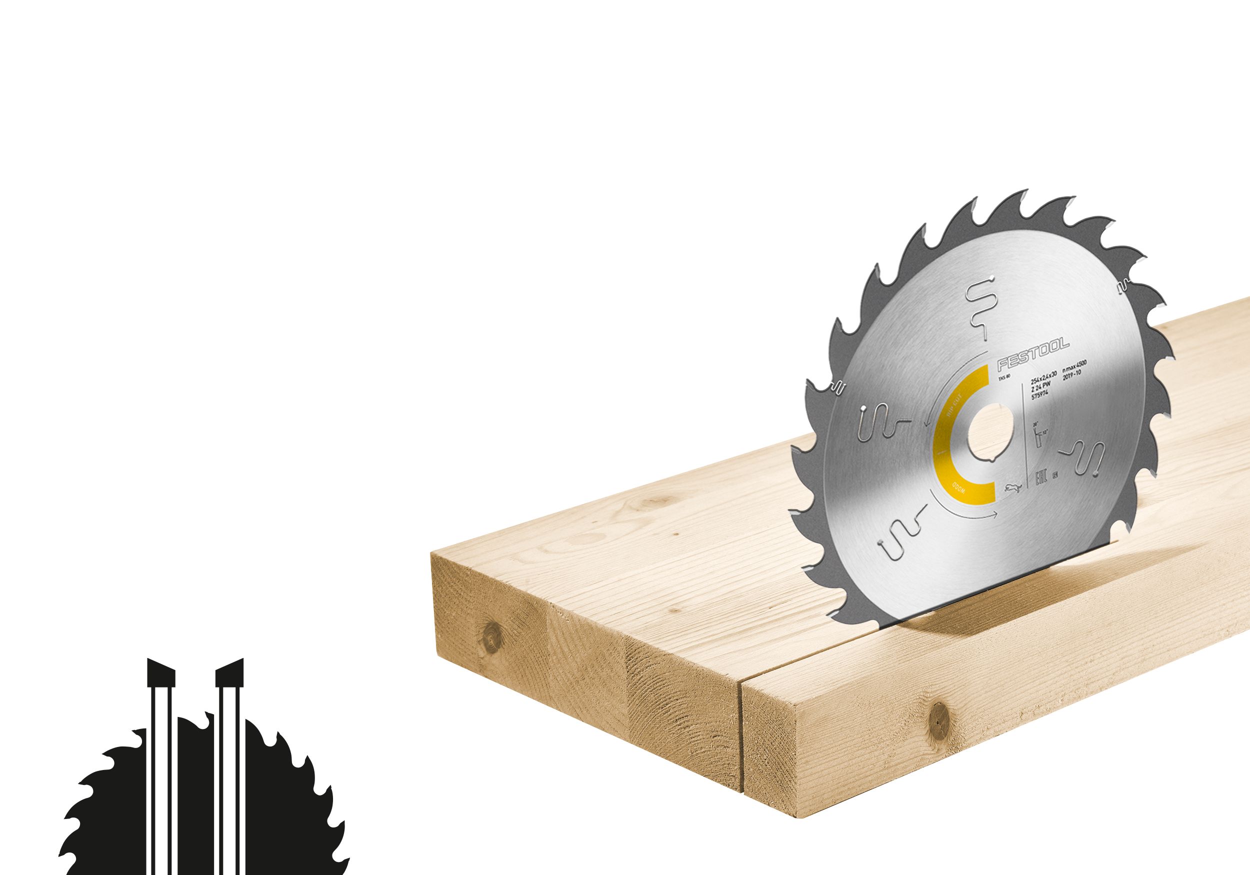 Kreissägeblatt WOOD RIP CUT HW 254x2,4x30 PW24