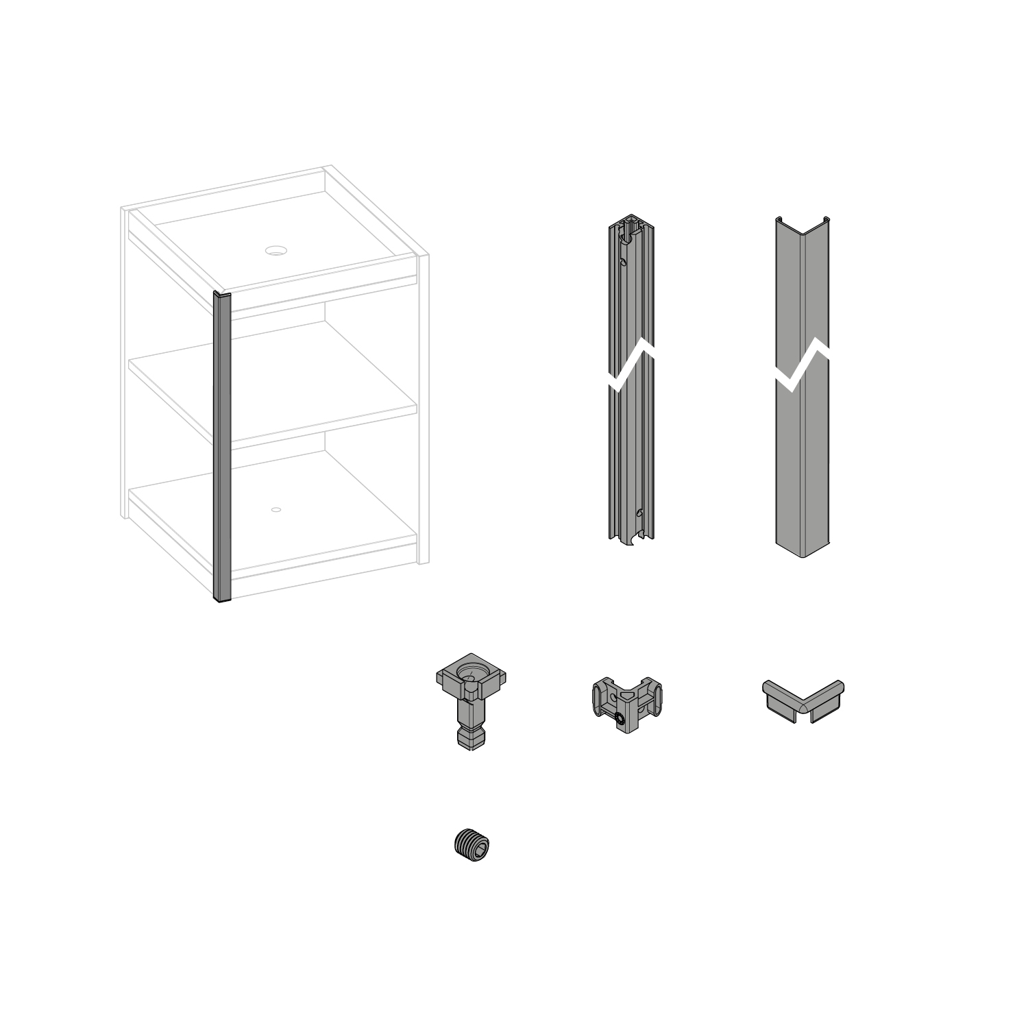 Schublade, Mobiliar, Aluminium, Kabinett